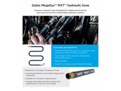 Gates MegaSys hydraulic hose