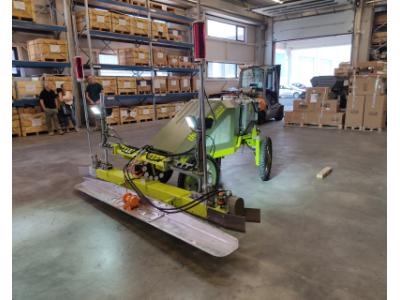 Stroj za lasersko poravnavo betona